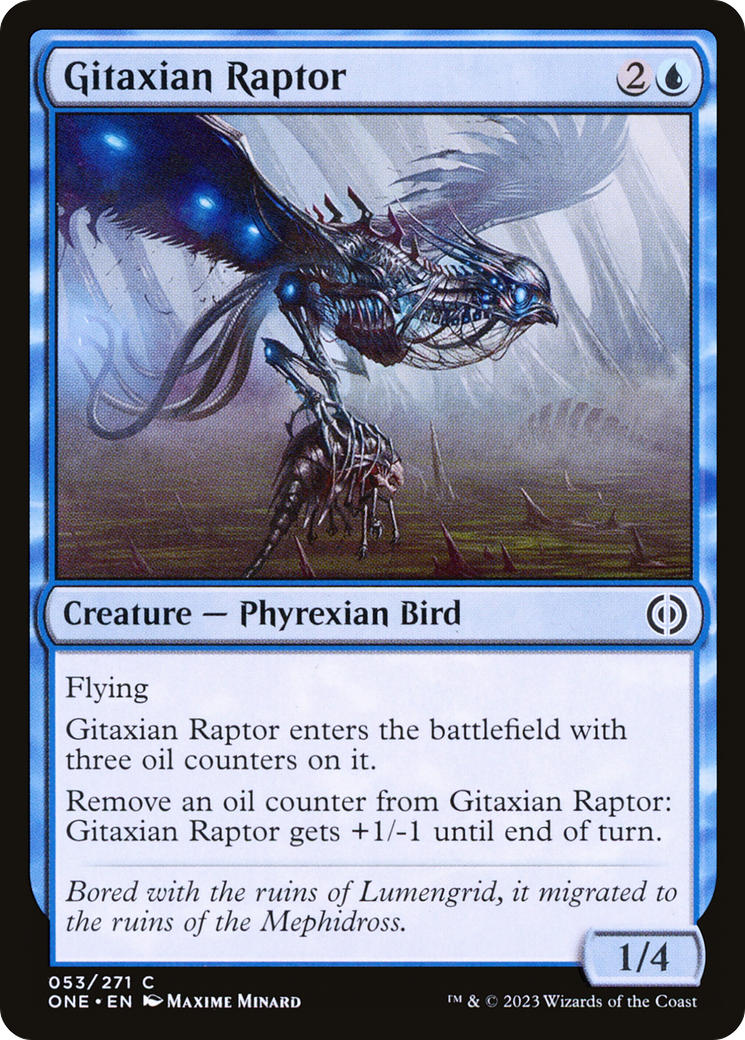 Gitaxian Raptor (53) [Phyrexia: All Will Be One]