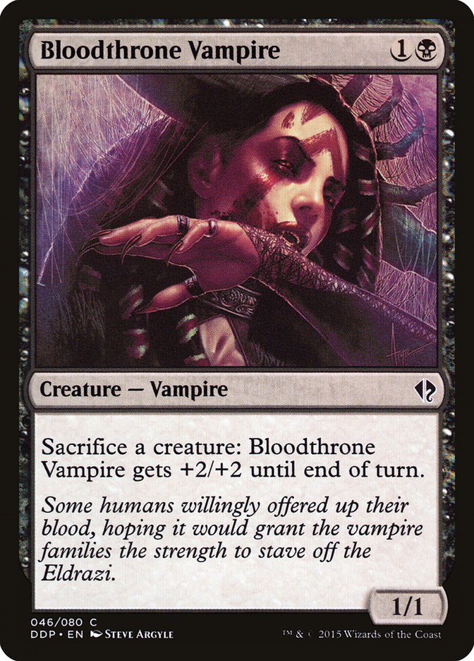 Bloodthrone Vampire (46) [Duel Decks: Zendikar vs. Eldrazi]
