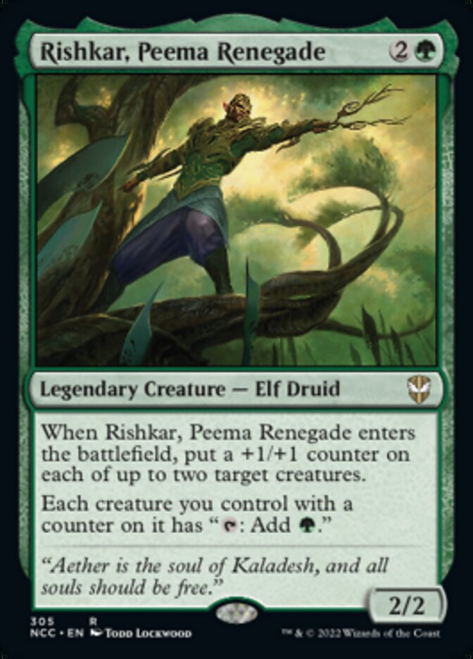 Rishkar, Peema Renegade (305) [Commander: Streets of New Capenna]