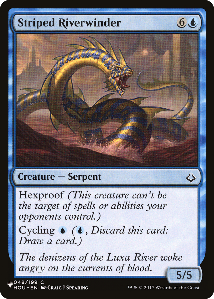 Striped Riverwinder (048/199) [The List Reprints]