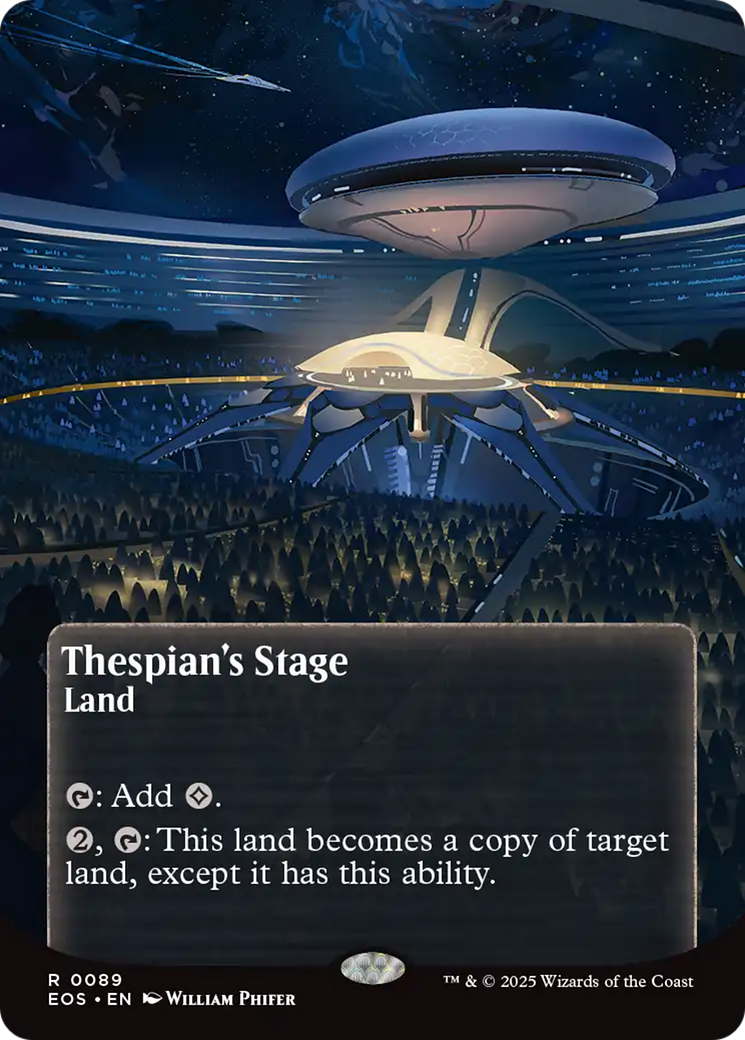 Thespian's Stage (0089) (Borderless) (89) [Edge of Eternities: Stellar Sights]