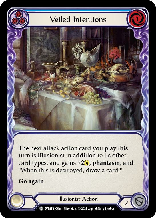 Veiled Intentions (Blue) (EVR152) [Everfest]
