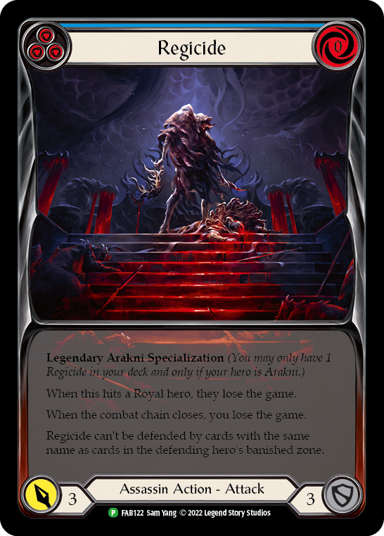 Regicide - FAB122 (FAB122) [Flesh and Blood: Promo Cards]