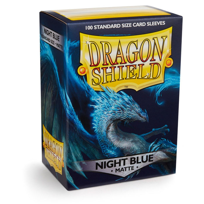 Dragon Shield: Standard 100ct Sleeves - Night Blue (Matte)