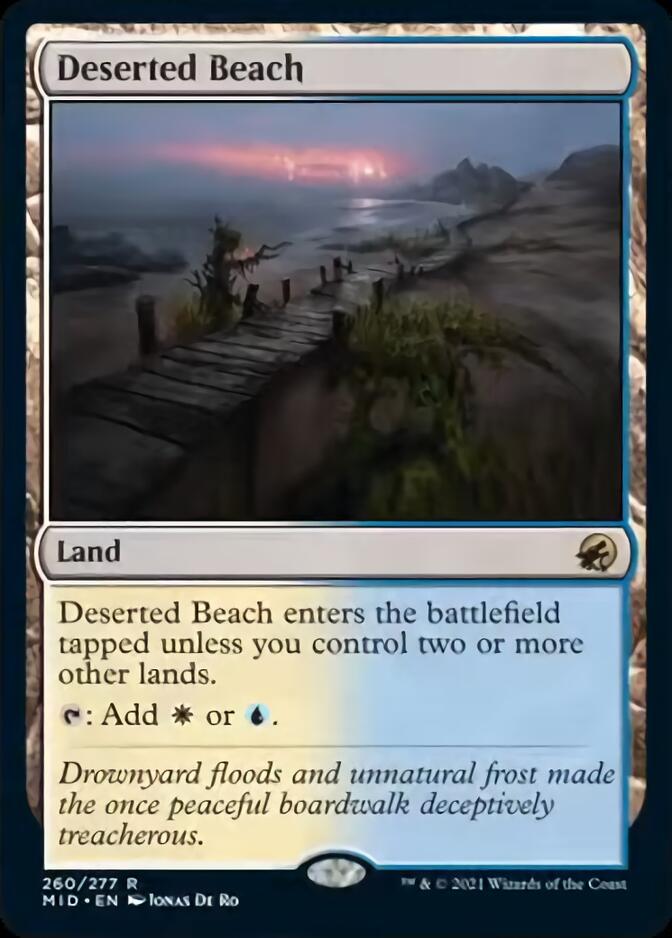 Deserted Beach (260) [Innistrad: Midnight Hunt]