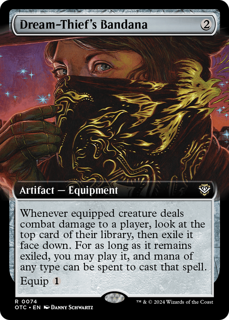 Dream-Thief's Bandana (Extended Art) (74) [Commander: Outlaws of Thunder Junction]