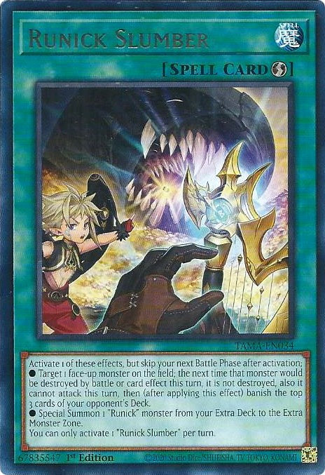 Runick Slumber (TAMA-EN034) [Tactical Masters]