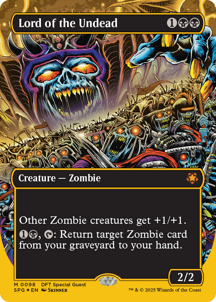 Lord of the Undead (Borderless) (First-Place Foil) (98) [Special Guests]