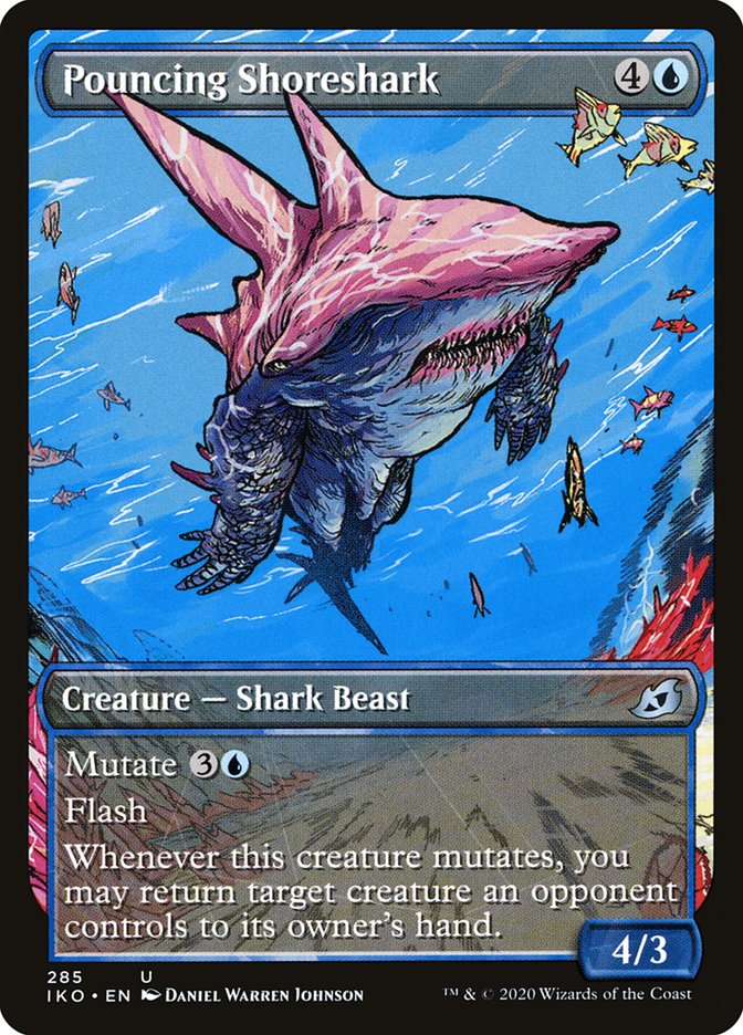 Pouncing Shoreshark (Showcase) (285) [Ikoria: Lair of Behemoths]