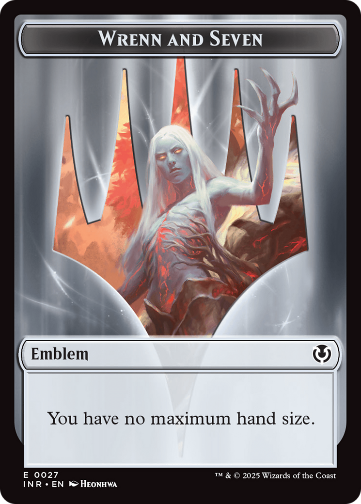 Treefolk // Emblem - Wrenn and Seven Double-Sided Token (17 // 27) [Innistrad Remastered]