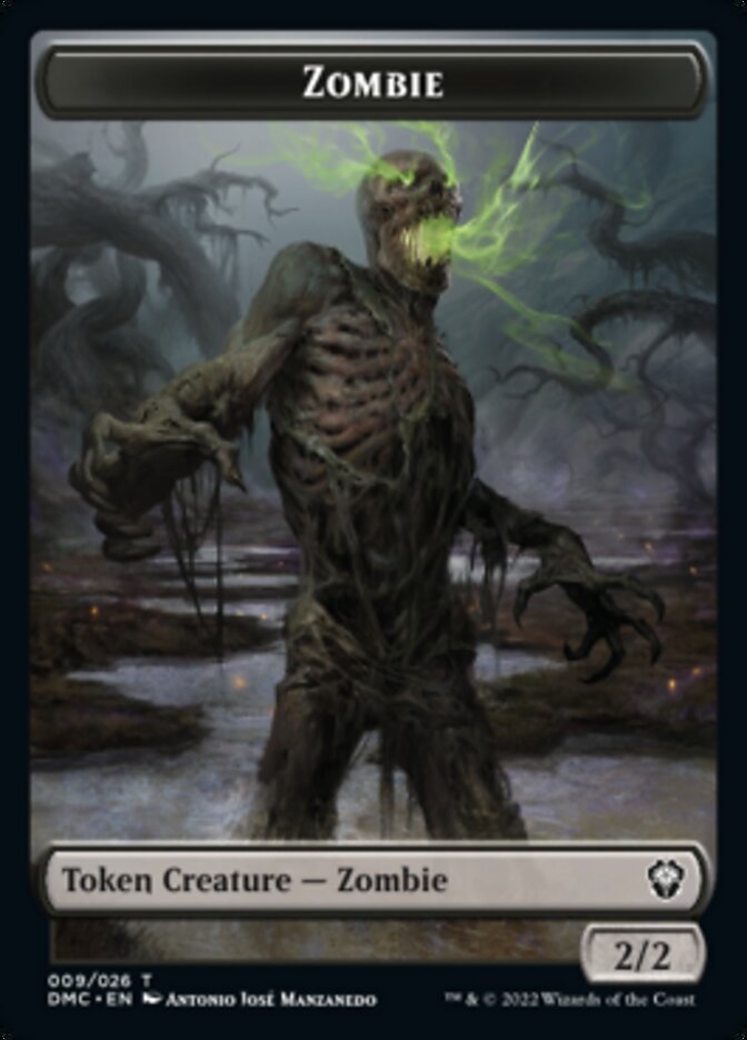 Zombie Token (9) [Commander: Dominaria United]