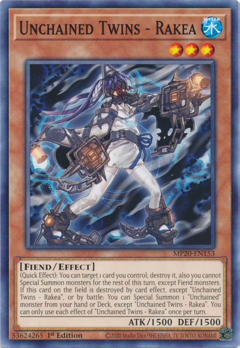 Unchained Twins - Rakea (MP20-EN153) [2020 Tin of Lost Memories]