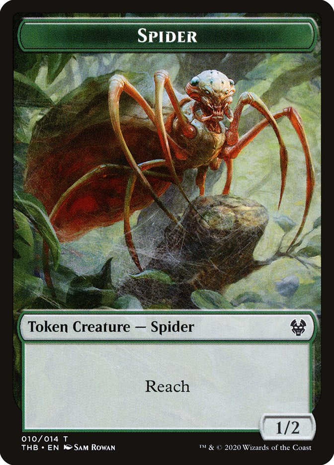 Satyr // Spider Double-Sided Token (9 // 10) [Theros Beyond Death]