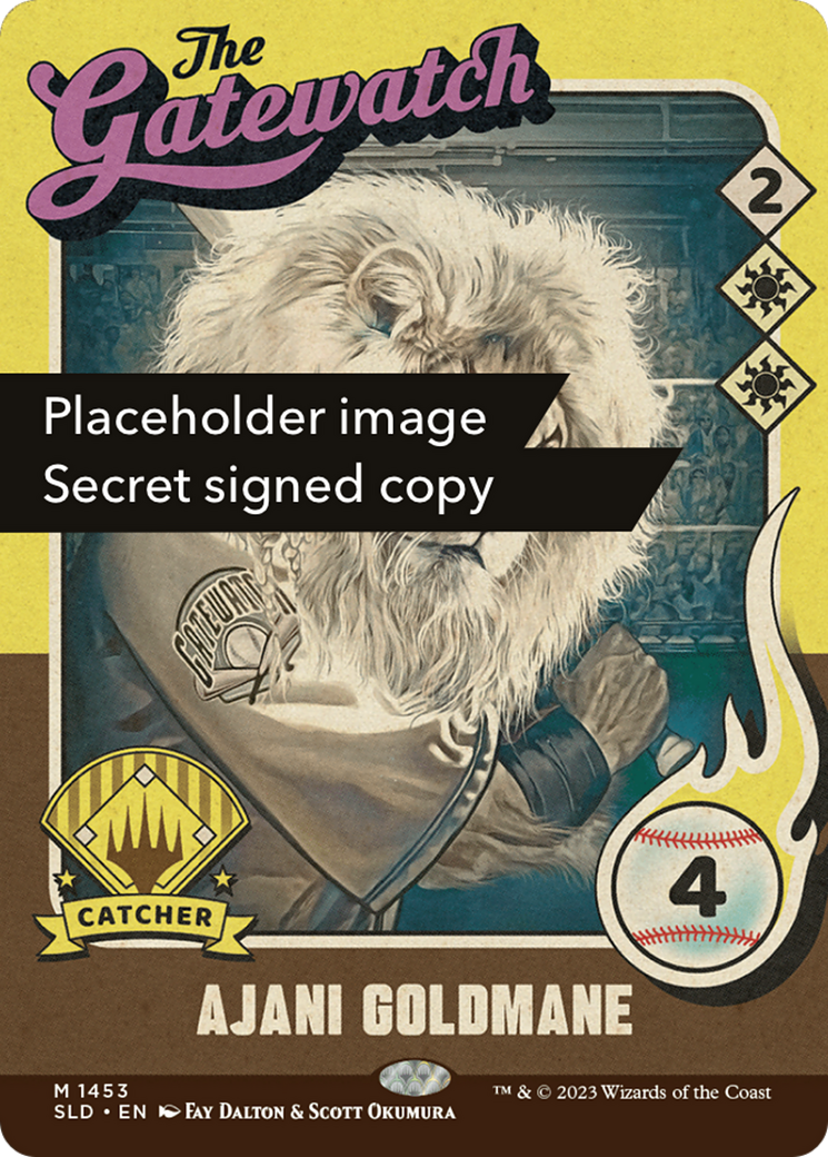 Ajani Goldmane (745) (Autographed) (745) [Secret Lair Drop Series]