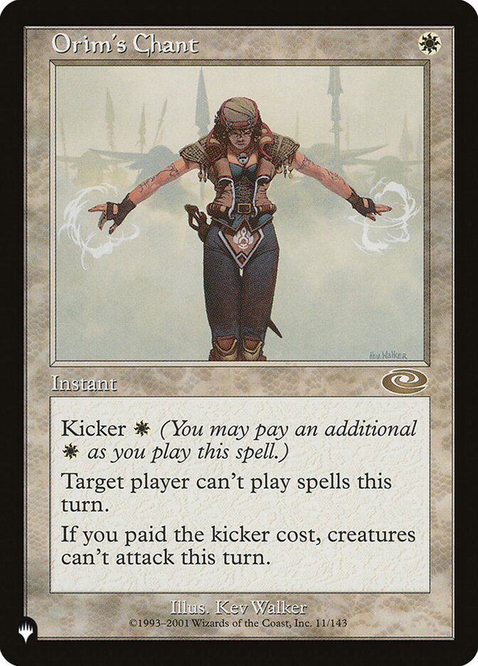 Orim's Chant (11/143) [The List Reprints]