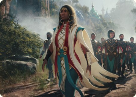 Queen Kayla bin-Kroog Art Card (39) [Art Series: The Brothers' War]