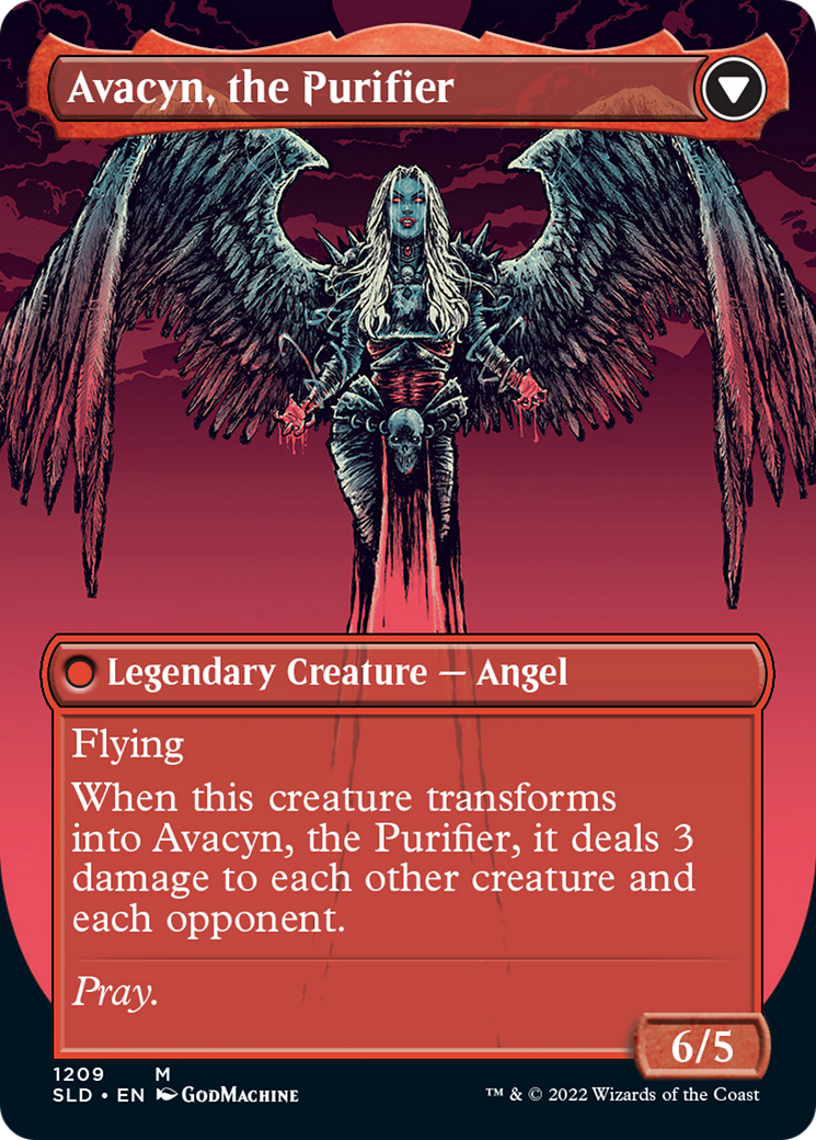 Archangel Avacyn (Display Commander) - Thick Stock (1209) [Secret Lair Drop Series]