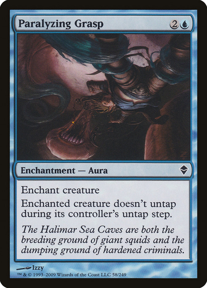 Paralyzing Grasp (58) [Zendikar]
