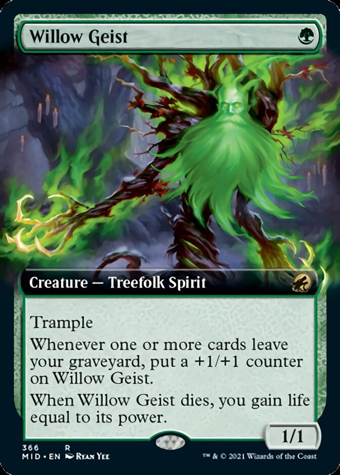 Willow Geist (Extended Art) (366) [Innistrad: Midnight Hunt]