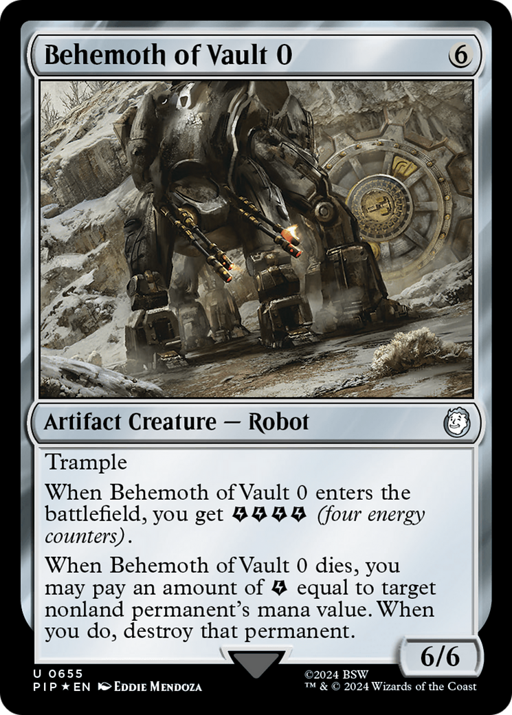 Behemoth of Vault 0 (Surge Foil) (655) [Universes Beyond: Fallout]