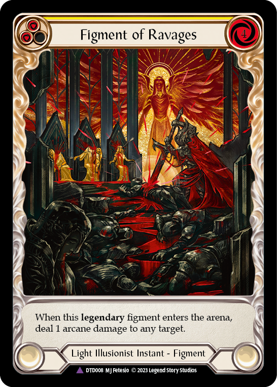 Figment of Ravages // Sekem, Archangel of Ravages (Marvel) (DTD008) [Dusk till Dawn]