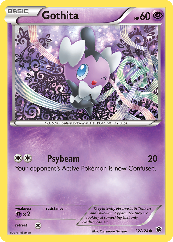 Gothita (32/124) [XY - Fates Collide]