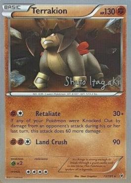 Terrakion - 2012 (Shuto Itagaki) (73/101) [World Championship Decks]