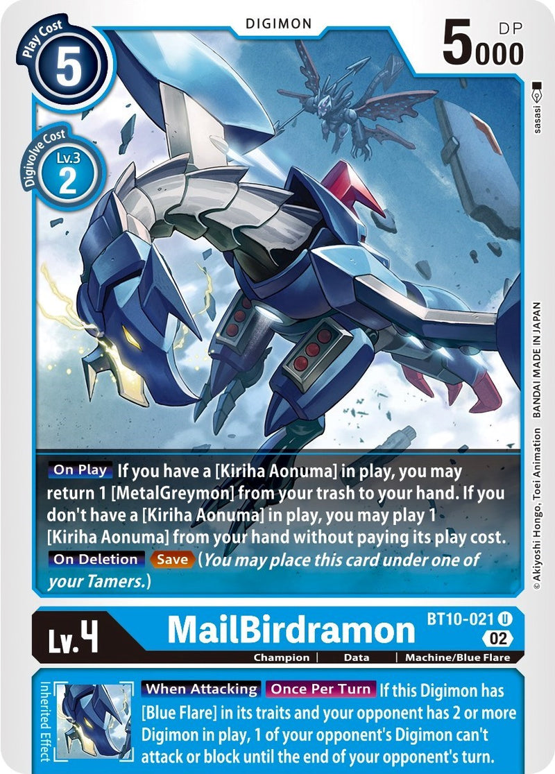 MailBirdramon (BT10-021 U) [Xros Encounter]