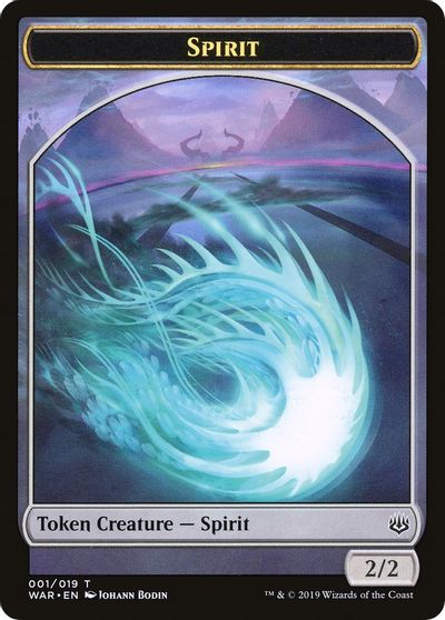Emblem - On An Adventure // Spirit Double-Sided Token (Challenger 2020) (20 // 1) [Unique and Miscellaneous Promos]