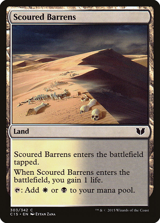 Scoured Barrens (303) [Commander 2015]