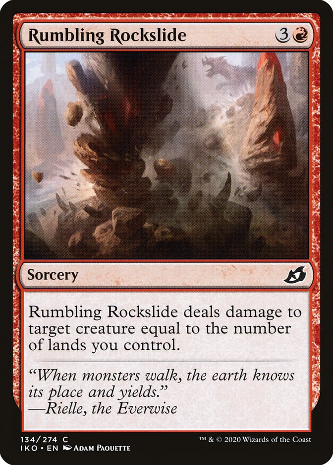 Rumbling Rockslide (134) [Ikoria: Lair of Behemoths]