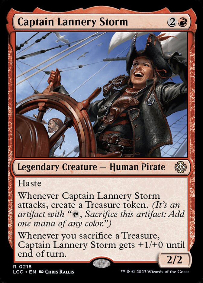 Captain Lannery Storm (218) [Commander: The Lost Caverns of Ixalan]