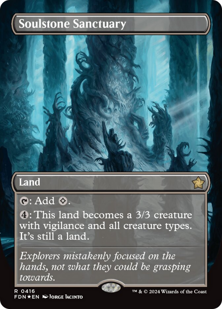 Soulstone Sanctuary (Borderless) (Mana Foil) (416) [Foundations]