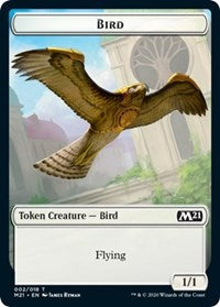 Bird // Demon Double-Sided Token (2 // 6) [Core Set 2021]