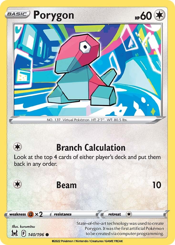 Porygon (140/196) [SWSH11: Lost Origin]