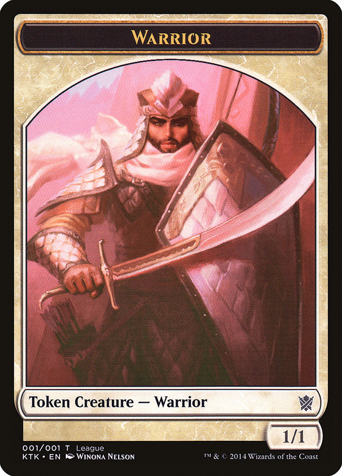 Warrior Token (1) [League Promos]