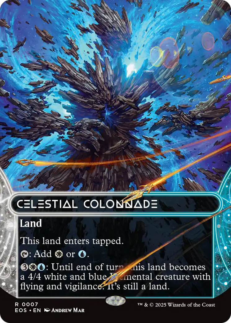 Celestial Colonnade (0007) (Borderless) (7) [Edge of Eternities: Stellar Sights]