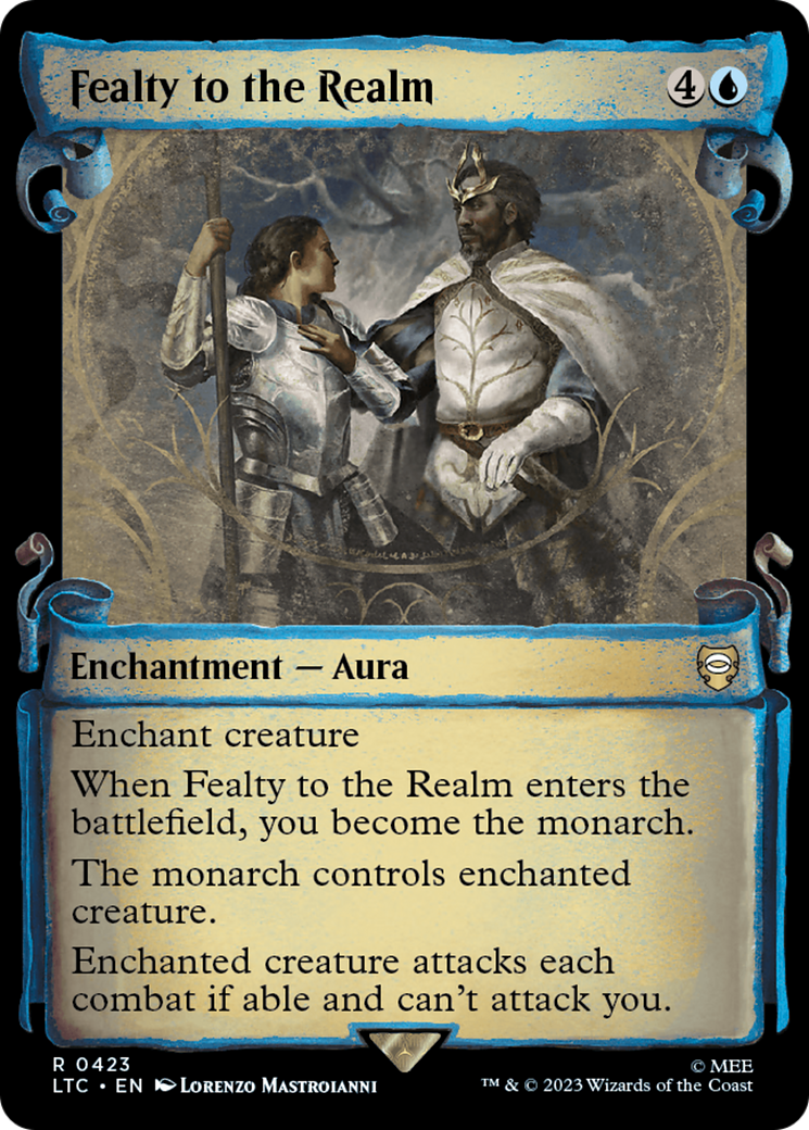 Fealty to the Realm (Showcase Scrolls) (423) [Commander: The Lord of the Rings: Tales of Middle-earth]