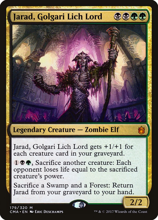 Jarad, Golgari Lich Lord (179) [Commander Anthology]