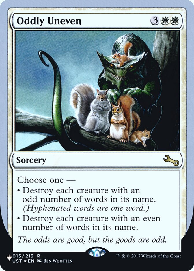 Oddly Uneven (015/216) [The List Reprints]
