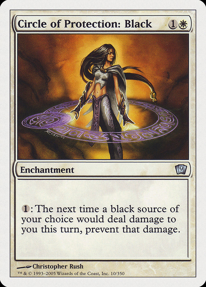 Circle of Protection: Black (10) [9th Edition]