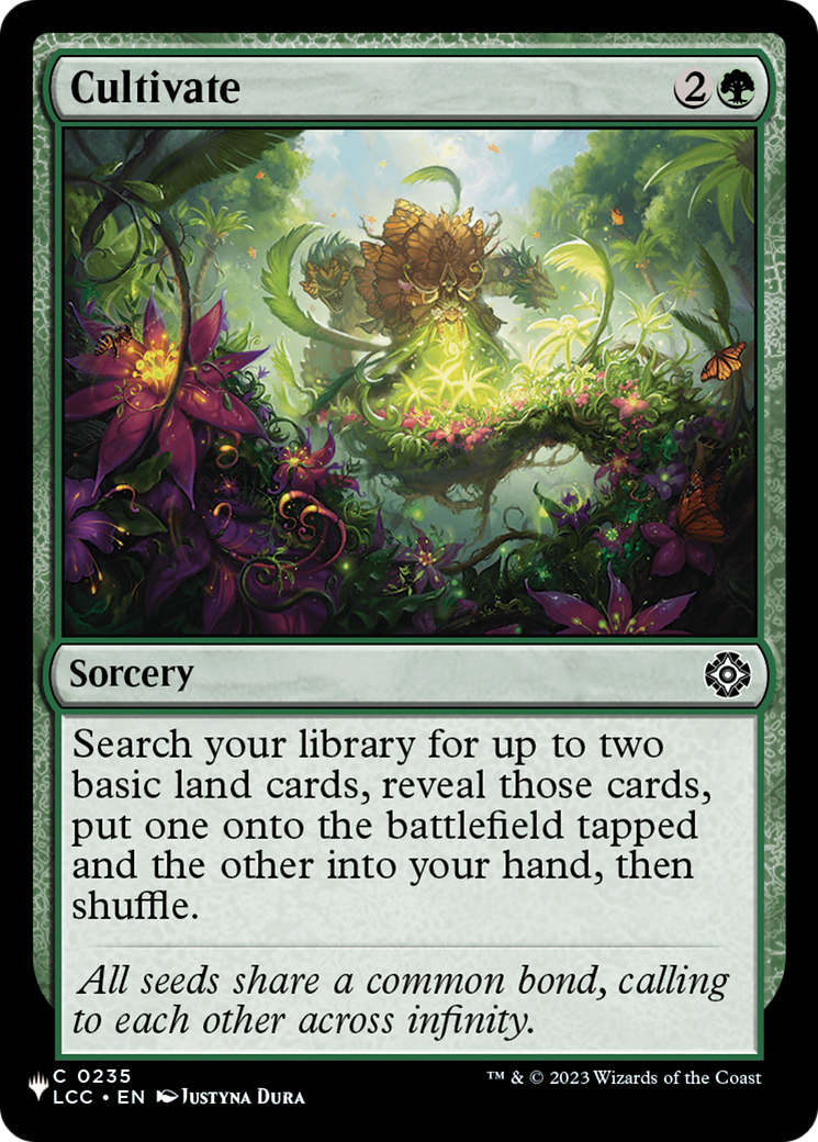 Cultivate (LCC) (235) [The List Reprints]