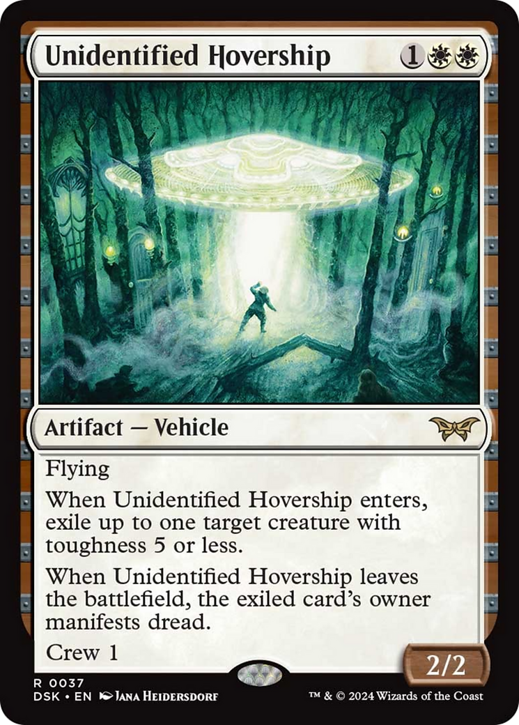 Unidentified Hovership (37) [Duskmourn: House of Horror]