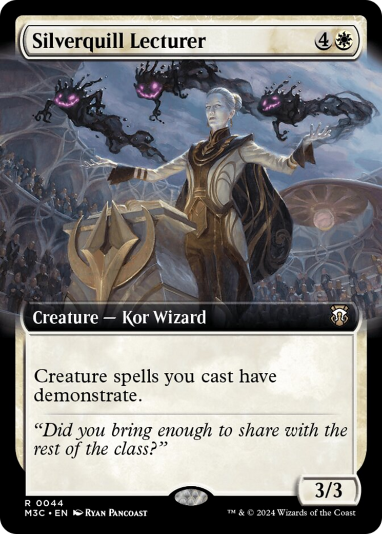 Silverquill Lecturer (Extended Art) (44) [Commander: Modern Horizons 3]