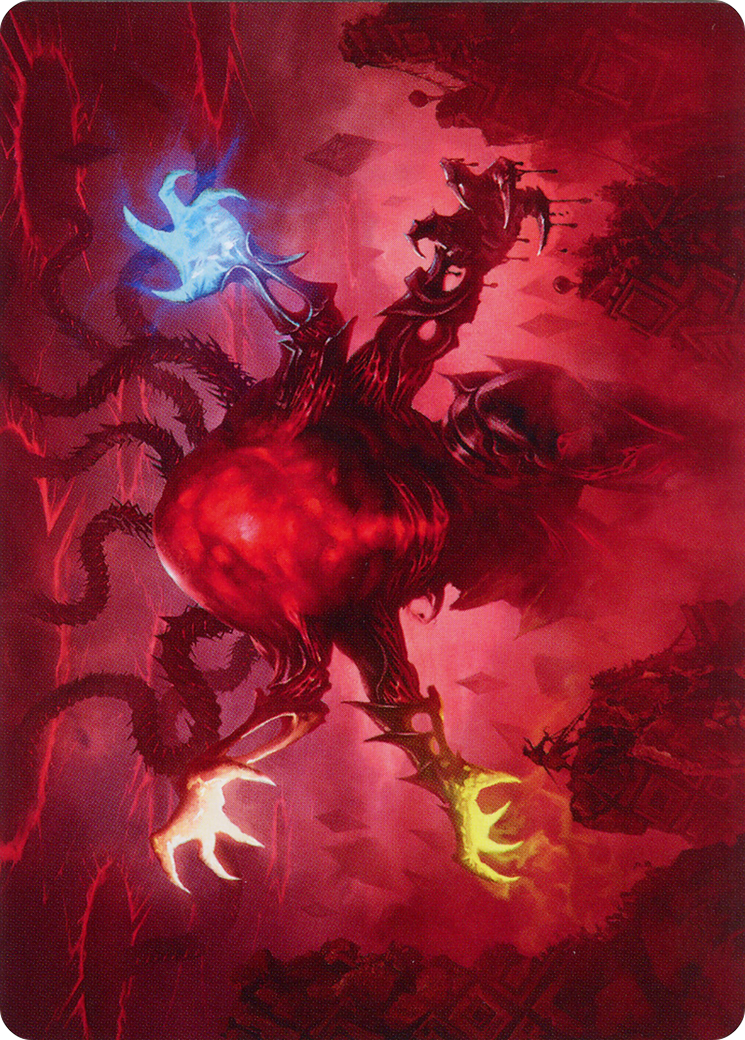 Omnath, Locus of All Art Card (51/81) (51) [Art Series: March of the Machine]