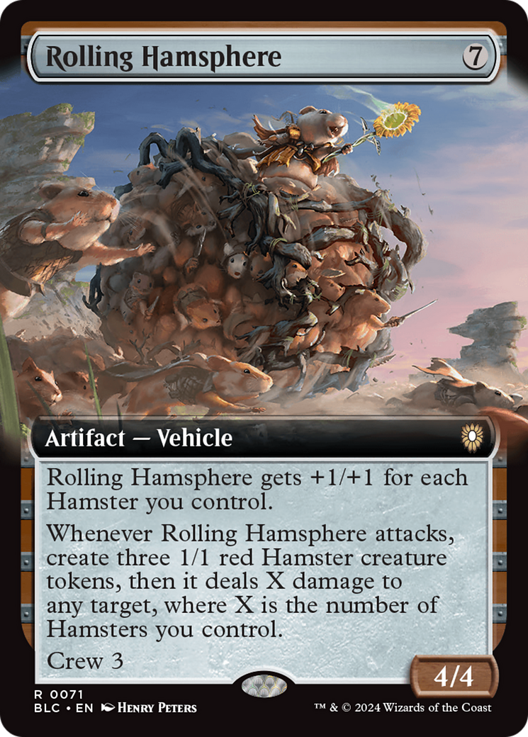 Rolling Hamsphere (Extended Art) (71) [Commander: Bloomburrow]