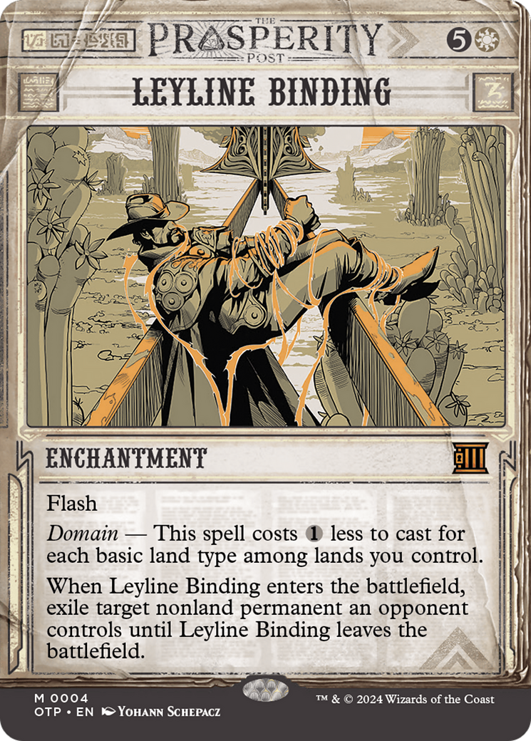 Leyline Binding (4) [Outlaws of Thunder Junction: Breaking News]