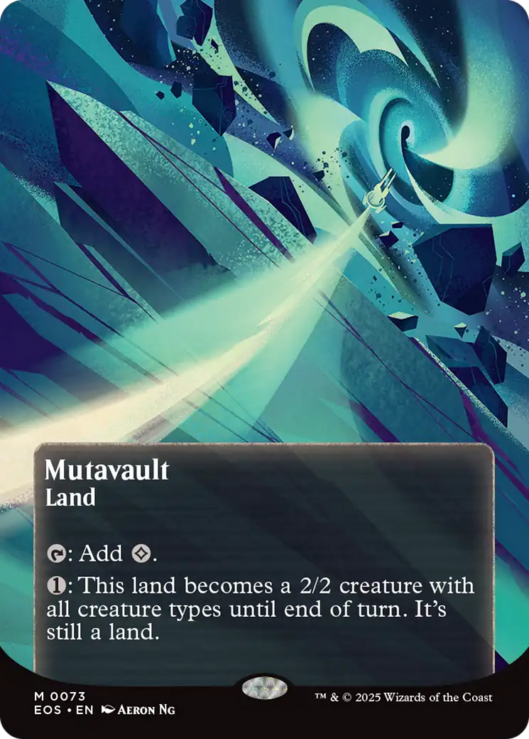 Mutavault (0073) (Borderless) (73) [Edge of Eternities: Stellar Sights]