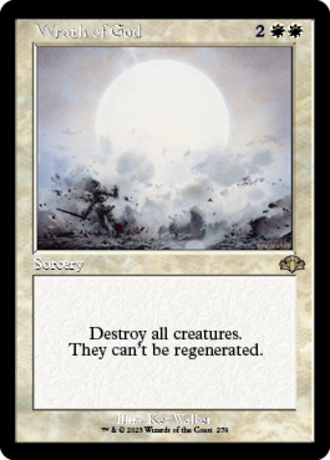 Wrath of God (Retro Frame) (279) [Dominaria Remastered]