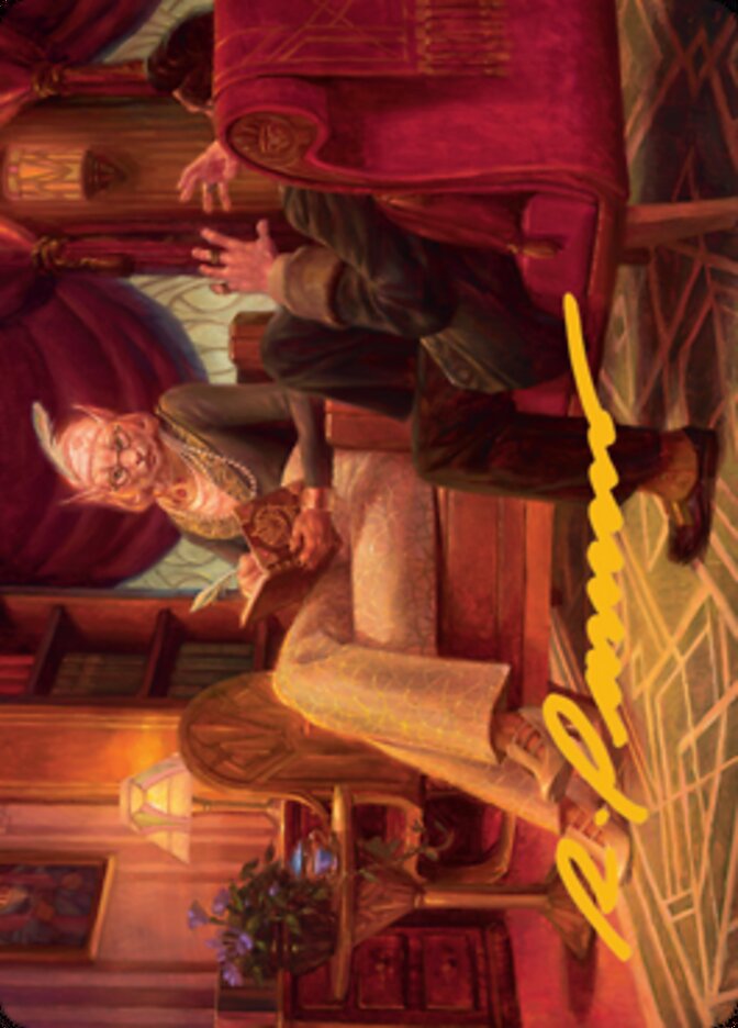 Phabine, Boss's Confidant Art Card (Gold-Stamped Signature) (46) [Art Series: Streets of New Capenna]